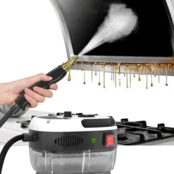 Discount Ångrengörare för hemmabruk, handhållen ångare för rengöring, 2500W (Brittiska bestämmelser)