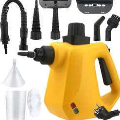 Online Ångrengörare Multifunktionell 1000W Hög Temperatur Lämplig För Köksavfettning Och Bilrengöring Gul
