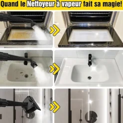 Online Ångrengörare Multifunktionell 1000W Hög Temperatur Lämplig För Köksavfettning Och Bilrengöring Gul