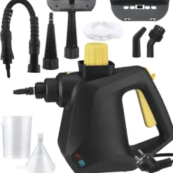 Outlet Ångrengörare Multifunktionell 1000W Hög Temperatur Lämplig För Köksavfettning Och Bilrengöring Svart