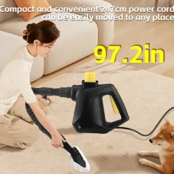 Outlet Ångrengörare Multifunktionell 1000W Hög Temperatur Lämplig För Köksavfettning Och Bilrengöring Svart