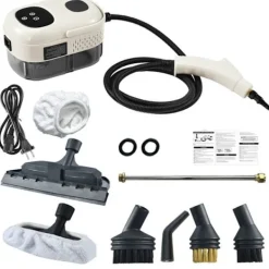 Hot Ångrengörare, Uppgraderad 2500W Handhållen Ångrengörare, Högtryckstvätt för Rengöring, Bärbar Ångrengörare för {KDO},ta