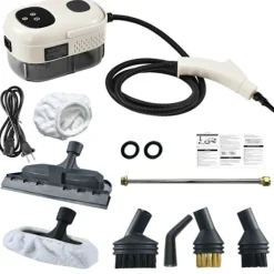 Clearance Ångrengörare, Uppgraderad 2500W Handhållen Ångrengörare, Högtryckstång för Rengöring, Bärbar Ångrengörare för{KDO}