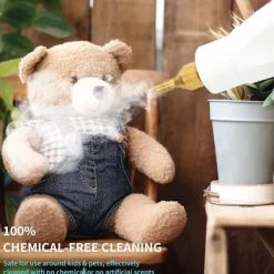 Clearance Ångrengörare, 2500W Högtemperatur Ångrengörare, Bärbar Ångrengöringsmaskin, 10S Snabb Uppvärmning, med 3 Borsthuvuden (Vit) White