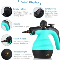 Sale Ångrengörare 1050W Högtemperatur Högtryck Bärbar Handhållen Ångrengörare för Hem Soffa Fönster Bilsäten