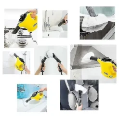 Clearance unbranded Ångrengörings Mikrofiber Ersättningsdukar Set - 10 Ersättningsdukar För Handhållna Ångrengörare - Lämpliga För Tvättmaskiner - Ångrengöring