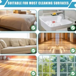 Ångrengöringsdukar - Universal Mikrofiberdukset - Ersättningsdukar för Ångrengörare - 8-pack - Vit