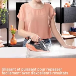 IMETEC Ångstrykjärn - - Ceramicliss - Lätt - 180 g/min - Avkalkning - Keramisk sula