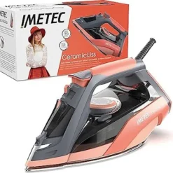 Outlet IMETEC Ångstrykjärn - - Ceramicliss - Lätt - 180 g/min - Avkalkning - Keramisk sula