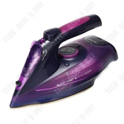 Online TECH DISCOUNT Ångstrykjärn - TD® - Fem inställningar - Nano-keramisk platta - Trådlös och med sladd - Lätt att rengöra