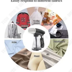 Discount TECH DISCOUNT Ångstrykjärn - TD® - Mini Bärbar - 1500W - - 1,8 m Sladd Svart