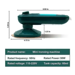 New FMYSJ Ångstrykjärn för kläder, Handhållen klädångare Snabb uppvärmning, Bärbar tygångstrykjärn Tygveck (FMY)