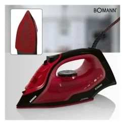 Hot BOMANN Ångstrykjärn med 7 funktioner 2200W DB 6035 CB Svart/Röd