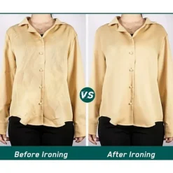 Hot Ångstrykjärn: Resestrykjärn - Ministrykjärn - 20s Snabb Uppvärmning - 50ML Vattentank - Vått och Torrt för Hem och Resa - Vit