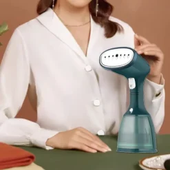 Outlet Ångstrykjärn, steamer med 350 ml vattentank, bärbart resestrykjärn, för resor Dark Green