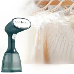 Outlet Ångstrykjärn, steamer med 350 ml vattentank, bärbart resestrykjärn, för resor Dark Green