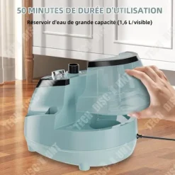 Discount LUNAVO Ångstrykningsapparat vertikal - TECH DISCOUNT - 1.6L - 1800W - 10 hastigheter - Högtemperatursterilisering