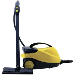 New HKOENIG Ångtvätt - - NV6200 - Tryck 4 bar - Kapacitet 1,5L - Autonomi 45min gult och svart Svart, Gul