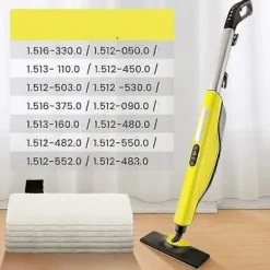 Best Ångtvätt Detaljfäste Liten Platt Borste För KARCHER Ångrengörare Hushållssopmaskin Rengöring Detaljmunstycke Ersättning