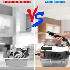 Best BEBETTER Ångtvätt för hemmabruk, handhållen ångare för rengöring, 2500W (Brittiska bestämmelser)