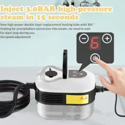 Clearance Ångtvätt Hög Temperatur Och Högt Tryck Lämplig För Kök Och Bilrengöring Svart