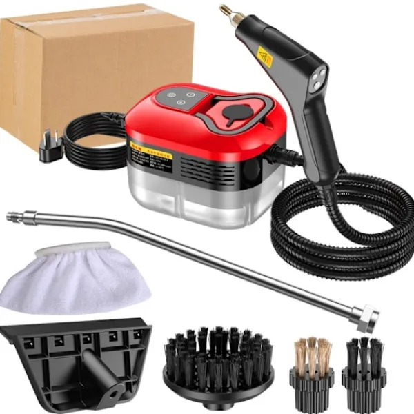 Online Ångtvätt Hög Temperatur Och Högt Tryck Lämplig För Kök Och Bilrengöring Röd