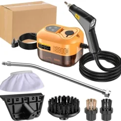 Online Ångtvätt Hög Temperatur Och Högt Tryck Lämplig För Kök Och Bilrengöring Orange