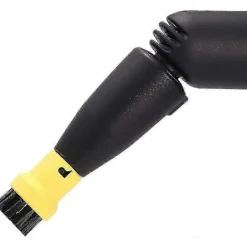 Sale CL Ångtvätt Runda Borstar 2x Svart 2x Gula Mässingsmunstycken