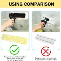 Outlet Ångtvättstillbehör för Kärcher, 3-pack Mikrofiber Rengöringsdukar, kompatibla med Kärcher WV2 WV5