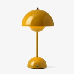 Discount Nordisk uppladdningsbar blomsterbordslampa sänglampa bordslampa svamp sovrumsbordsdekoration sänglampa nattlampor[hk] gul
