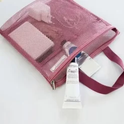 Clearance Nät Duschsäck Toalettväska khaki