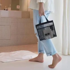 Clearance Nät Duschsäck Toalettväska khaki