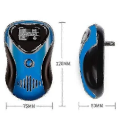 Online Ny 2024 Kraftfull Fladdermusskrämma (med LCD) - Utomhus/inomhus - Elektronisk Ultraljudsskrämma Plug In L - Elektromagnetiska Vågor Repellen [DB]