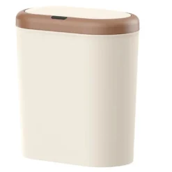 Clearance Ny Automatisk Sensor Soptunna Beröringsfri Smart Soptunna Kök Badrum Vattentät Hink Skräp med