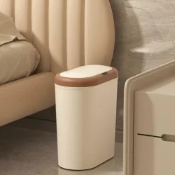 Clearance Ny Automatisk Sensor Soptunna Beröringsfri Smart Soptunna Kök Badrum Vattentät Hink Skräp med