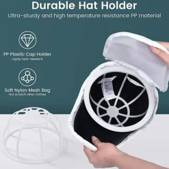 Outlet Jettbuying Ny Diskmaskin Hat Wash Protector Baseball Hat Washer Baseball 1PC White