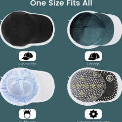 Outlet Jettbuying Ny Diskmaskin Hat Wash Protector Baseball Hat Washer Baseball 1PC White