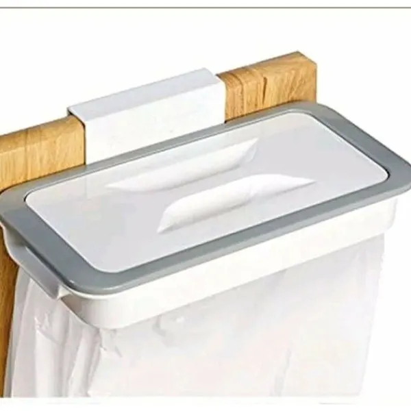 High quality Ny sopsäckshållare med klämma Kompatibel med låda/dörr/möbler, idealisk för husbil, resa, hem, kök, avfallssortering