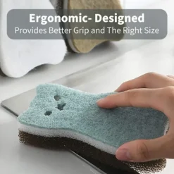 HNGM Nya Köksskrubbsvampar Heavy Duty Multi-Purpose Non-Rep Scrubb