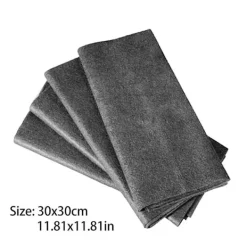 Discount Nytt Erbjudande Rabatt - Mikrofiber Rengöringsduk Repfri Trasa Bilpolering Detaljeringshandduk (grå)