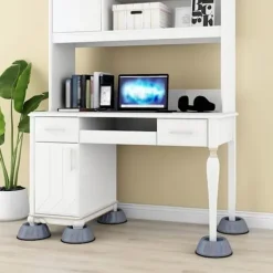 Online Generic ONEVER Antivibrationsfötter för Tvättmaskin - Ljudreducering och Skydd - Grå