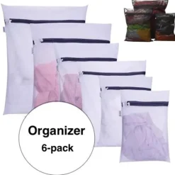 Clearance Otego Organiseringsset för Resväskor - Perfekt för Resan - Väskinsats Vit