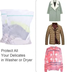 Clearance OTraki Tvättpåse Stor, Tvättpåse XXL 90x110cm 2 st Tvättpåsar