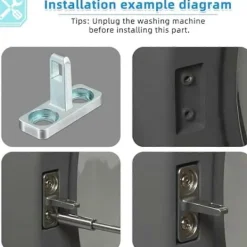 1-pack 5304505088 Ersättningsdel för tvättmaskins dörrlås kompatibel med tvättmaskins dörrlås 4452319 AP6031188 PS11766033-Perfekt