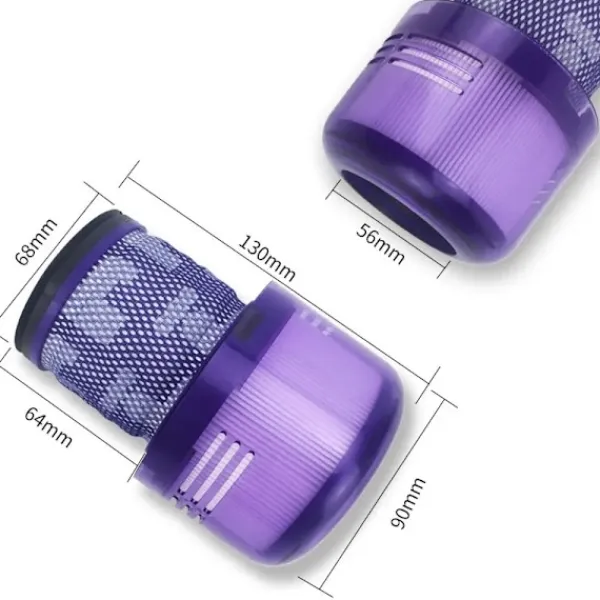 Discount 2-Pack - Filter för Dyson V10/V11/V15 - Efterfilter V11/V15 (HEPA) Purple