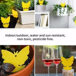 New 100-pack - Flugfälla / Flugfälla / Myggfångare - Fångar flugor Gul Yellow