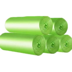 Discount 100-pack 30 l ekologiska soppåsar, rivtåliga, matavfallspåsar, 100 % komposterbara och biologiskt nedbrytbara (FMY)