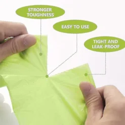 Discount 100-pack 30 l ekologiska soppåsar, rivtåliga, matavfallspåsar, 100 % komposterbara och biologiskt nedbrytbara (FMY)