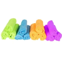 Outlet 12-Pack - Mikrofiberduk / Rengöringsduk / Putsduk multifärg