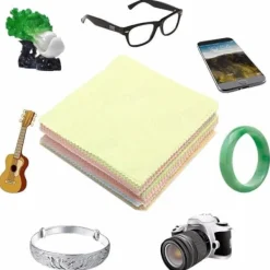 Online 20-pack - Mikrofiberdukar / Rengöringsdukar - 13 cm flerfärgade_ryy